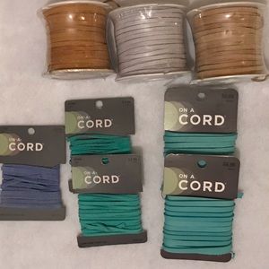***DONATING SOON! Leather cording for crafts, art, etc..